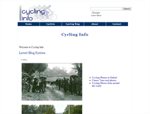 Tablet Screenshot of cyclinginfo.co.uk